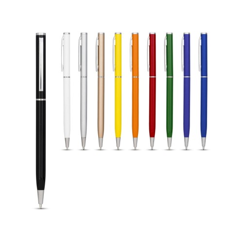 Ручка металлическая шариковая «Slim», черный