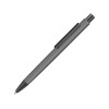 Металлическая шариковая ручка soft touch "Ellipse gum", серый