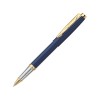 Ручка-роллер Pierre Cardin GAMME Classic со съемным колпачком, синий/ серебро/золото