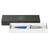 Шариковая ручка Parker Jotter SE 135 Lacquer Blue St.Steel GT, стержень: M, цвет чернил : blue, в подарочной упаковке