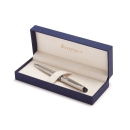 Шариковая ручка Waterman Expert 3, цвет: Stainless Steel CT, стержень: Mblue