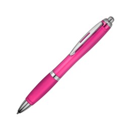 Ручка пластиковая шариковая "Nash", розовый, синие чернила