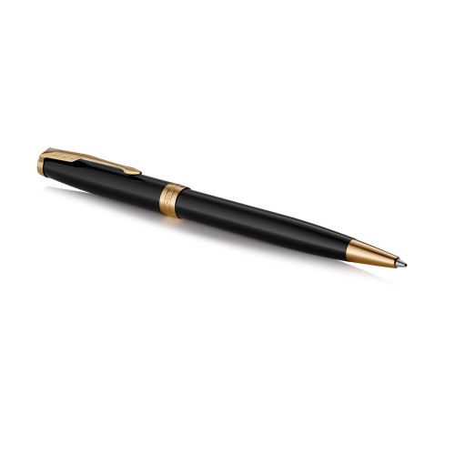 Ручка шариковая «Parker Sonnet Core Black Lacquer GT», черный/золотистый