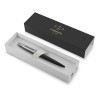 Шариковая ручка Parker Jotter Essential, Satin Black CT, стержень: M, цвет чернил : blue или black
