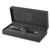 Ручка шариковая «Parker Sonnet Core Black Lacquer CT», черный/серебристый