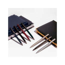 Ручка "Firenze" шариковая автоматическая софт-тач, красная