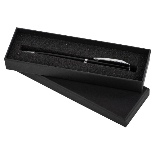 Ручка металлическая шариковая «Town», черный/серебристый