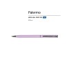 Ручка шариковая автоматическая BrunoVisconti® "PALERMO" цвет корпуса сиреневый, soft-touch, 0.7 мм