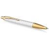 Шариковая ручка Parker IM Premium K318  Pearl GT, стержень: M, цвет чернил: blue, в подарочной упаковке.