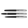 Перьевая ручка Parker 51 CORE BLACK CT, перо: F, цвет чернил: black, в подарочной упаковке.