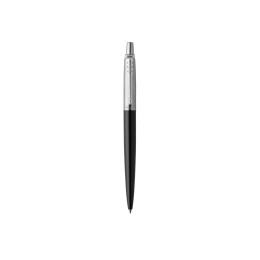 Шариковая ручка Parker Jotter Essential, Satin Black CT, стержень: M, цвет чернил : blue или black