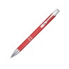 Алюминиевая шариковая кнопочная ручка Moneta, черные чернила, красный
