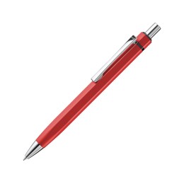 Ручка шариковая шестигранная UMA «Six», красный