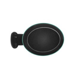 Металлическая шариковая ручка soft touch "Ellipse gum", бирюзовый