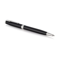 Ручка шариковая «Parker Sonnet Core Black Lacquer CT», черный/серебристый