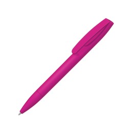 Шариковая ручка "Coral Gum " с прорезиненным soft-touch корпусом и клипом., розовый