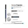 Ручка металлическая шариковая "Venezia Pragmatico" софт-тач, синий