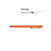 Ручка "Firenze" шариковая автоматическая софт-тач, оранжевая