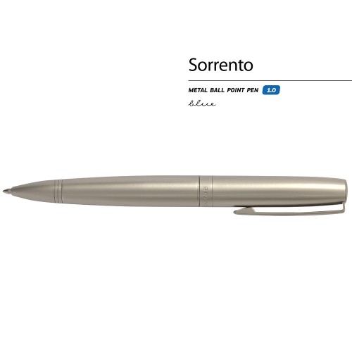 Ручка металлическая шариковая "Sorrento", шампань