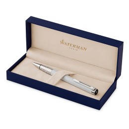 Ручка шариковая Waterman «Perspective Pure White CT M», белый/серебристый