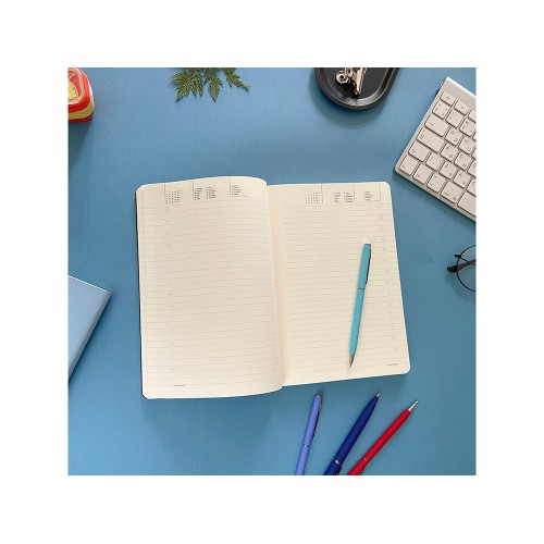 Ручка шариковая автоматическая BrunoVisconti® "PALERMO" цвет корпуса фиолетовый, soft-touch, 0.7 мм