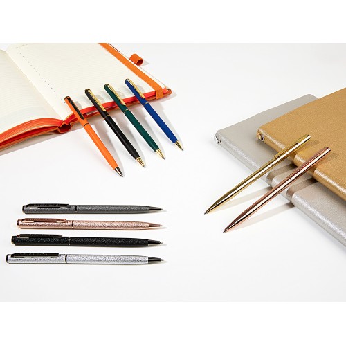 Ручка шариковая автоматическая BrunoVisconti® "PALERMO" цвет корпуса золотой, 0.7 мм