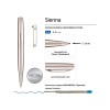 Ручка металлическая шариковая "Sienna", сталь