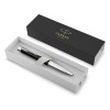 Ручка шариковая Parker модель Urban Muted Black CT в футляре, черный/серебристый