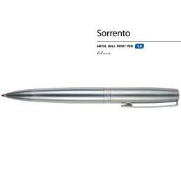 Ручка металлическая шариковая  "Sorrento", серебристый