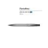 Ручка металлическая шариковая "Portofino", серебристый