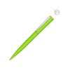 Металлическая шариковая ручка soft touch "Brush gum", светло-зеленый