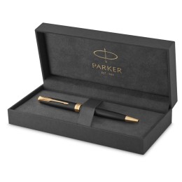 Ручка шариковая «Parker Sonnet Core Matte Black GT», черный/золотистый