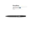 Ручка металлическая шариковая "Portofino", софт-тач, 1.0 мм, серый