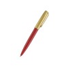 Ручка металлическая шариковая "Napoli", красный/золотистый