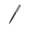 Ручка металлическая шариковая "Napoli", синий/вороненая сталь