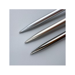 Ручка шариковая автоматическая BrunoVisconti® "PALERMO" цвет корпуса серебряный, 0.7 мм