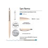Ручка металлическая шариковая "San Remo", софт-тач, 1.0 мм, пудровый