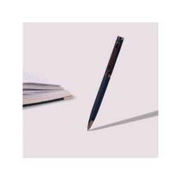 Ручка "Firenze" шариковая автоматическая софт-тач, синяя