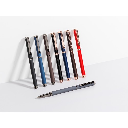 Ручка металлическая шариковая "Venezia Pragmatico" софт-тач, коричневый