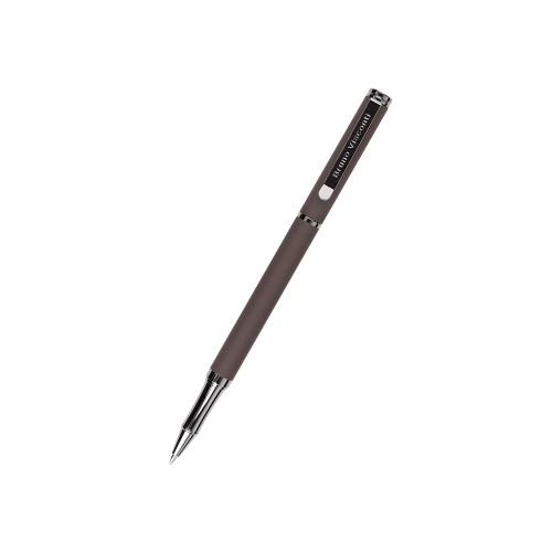 Ручка металлическая шариковая "Venezia Pragmatico" софт-тач, коричневый