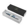 Шариковая ручка Parker IM Premium K318  Blue Grey CT, стержень: M, цвет чернил: blue, в подарочной упаковке.