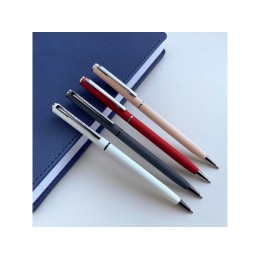 Ручка шариковая автоматическая BrunoVisconti® "PALERMO" цвет корпуса графитовый, soft-touch, 0.7 мм