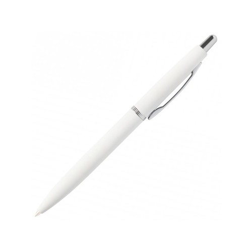 Ручка "SAN REMO" шариковая, автоматическая, белый металлический корпус 1.00 мм, синяя