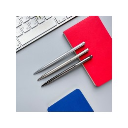 Ручка шариковая автоматическая BrunoVisconti® "PALERMO" цвет корпуса серебряный, 0.7 мм