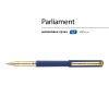 Ручка пластиковая шариковая "Parliament", 0,7 мм, синие чернила, темно-синий/золотистый