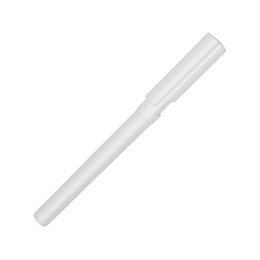 Ручка пластиковая шариковая трехгранная «Nook» с подставкой для телефона в колпачке, белый