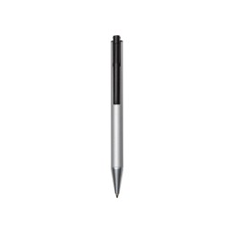 Металлическая шариковая ручка с флеш-картой на 8 Гб "Jobs", серебристая (Р)