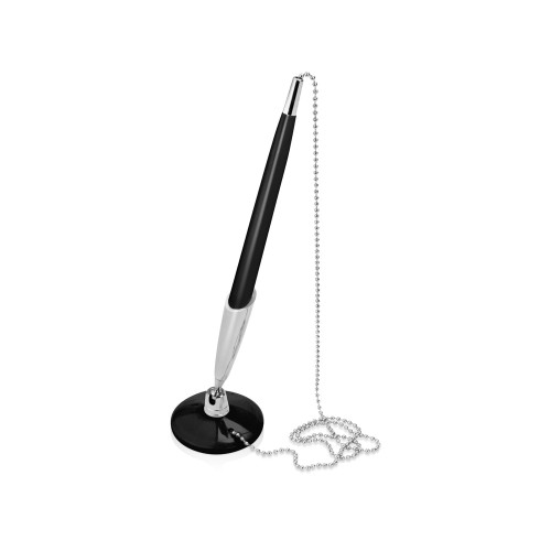 Ручка шариковая на подставке "Холд", черный