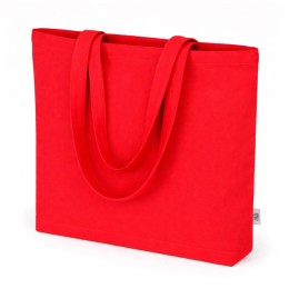 Сумка «Твил» из хлопка, 210 г/м2, красный