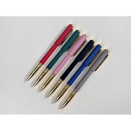 Ручка пластиковая шариковая "Parliament", 0,7 мм, синие чернила, зеленый/золотистый